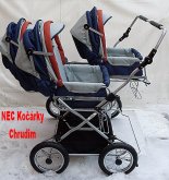 Kočárek pro trojčata Trio
