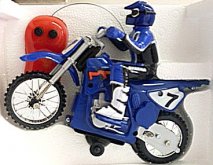 Motorka na vysílačku modrá