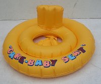 Baby kruh žlutý nafukovací pro n...