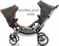 Kočárek ABC Design Zoom sourozenecký Cognac