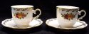 Porcelánový servis český porcelán vroubkovaný podšálek květy TOF 31