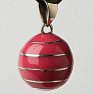 Bola mexická přívěsek Fuchsia lines 5