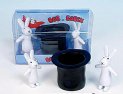 Bob a Bobek králíci z klobouku obě plastové figurky s kloboukem