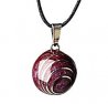 Bola mexická přívěsek Aubergine spiral 4