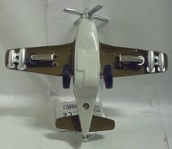 Letadlo kovové Bombarder vrtulov...
