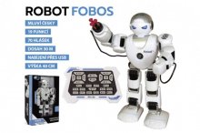 Robot RC FOBOS plast interaktivní chodící 40cm ...