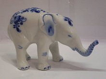 Slon cibulák porcelánový figurka Royal dux Duch...