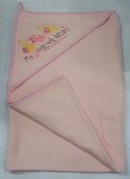 Frote ručník dětský s výšivkou růžový méďa