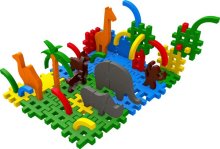 Stavebnice BLOK 4 Zoo plast 235k...