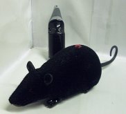 Myš na dálkové ovládání R/C plastová černá s po...