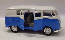 VW Mikrobus kovový Volkswagen model 1962 blue m...