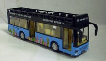 Autobus patrový City Bus kovový svítící zvukový...
