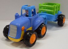 Traktor s vlekem na setrvačník s...