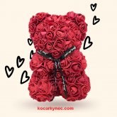Růžičkový meďa dekorační dárek z lásky Exklusiv...