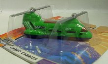 Vrtulník helikoptera Cargo Carrier zelený kov/p...
