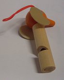 Pišťalka dřevěná pejsek