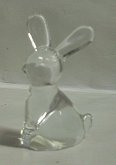 Zajíc-králík skleněná figurka kř...
