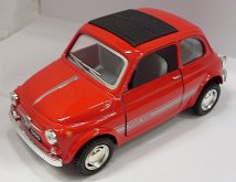 Fiat 500 model kovový auta 1:43 ...