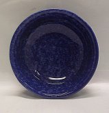 Keramická miska hlubší kulatá modrá umělecké zp...
