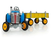 Traktor Zetor s valníkem modrý n...