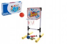 Vodní košíková s košem a míčkem basketbal do ba...