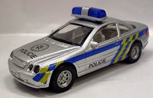 Mercedes Benz Policie České republiky kovový mo...