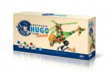Stavebnice HUGO Vrtulník s nářadím 130ks plast ...