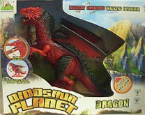 Dinosaur Planet Dragon červený zvukový svítící ...