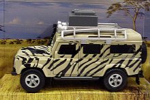 Kovový model terénního auta Land Rover design s...