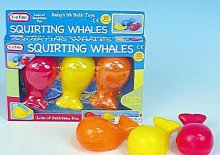 Velryby stříkající hračka do vody sada 3 kusy p...