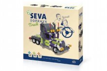 Stavebnice SEVA DOPRAVA Truck plast 402 dílků v...