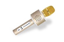 Mikrofon karaoke Bluetooth zlatý...