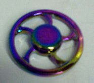 Spinner kovový LUX v kovovém obalu metal kulatý