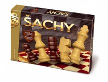 Šachy dřevěné české společenská hra