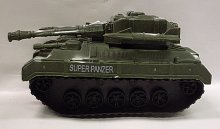 Tank Super Panzer s otačecí hlavní na setrvačník