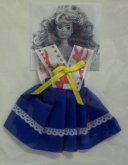 Obleček šatičky pro panenku Barbie tmavě modrá ...