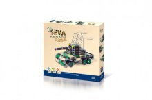 Stavebnice SEVA ARMÁDA Bojová vozidla plast 436...