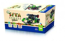 Stavebnice SEVA ARMÁDA Bitva plast 958ks v krab...
