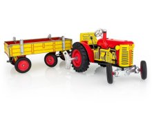 Traktor Zetor s valníkem červený...