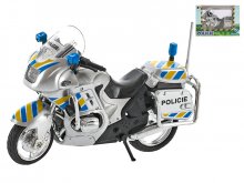 Policejní Motorka kovový model používaný u česk...