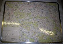 Mapa nástěnná závěsná okresu Chr...