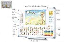 Kalendář magnetický - Školka 114ks magnetek v k...