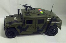 Vojenské auto jeep Military army výklopná střec...