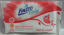 Dětské vlhčené ubrousky Linteo Baby soft Cream ...