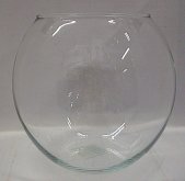 Váza koule skleněná čirá velká průměr 23 cm OS 31