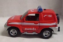 Model Mitshubishi hasičského vozu s českými pop...
