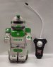 Robot RC 20cm na baterie na vysílačku se zvukem se světlem