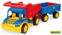 Auto Gigant truck + dětská vlečka plast 55cm v krabici Wader