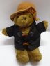 Medvěd Elegán v saku s kloboukem plyšový 32 cm
