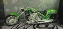 Motorka IRON Choppers Harley kovový model silniční typ Zelený